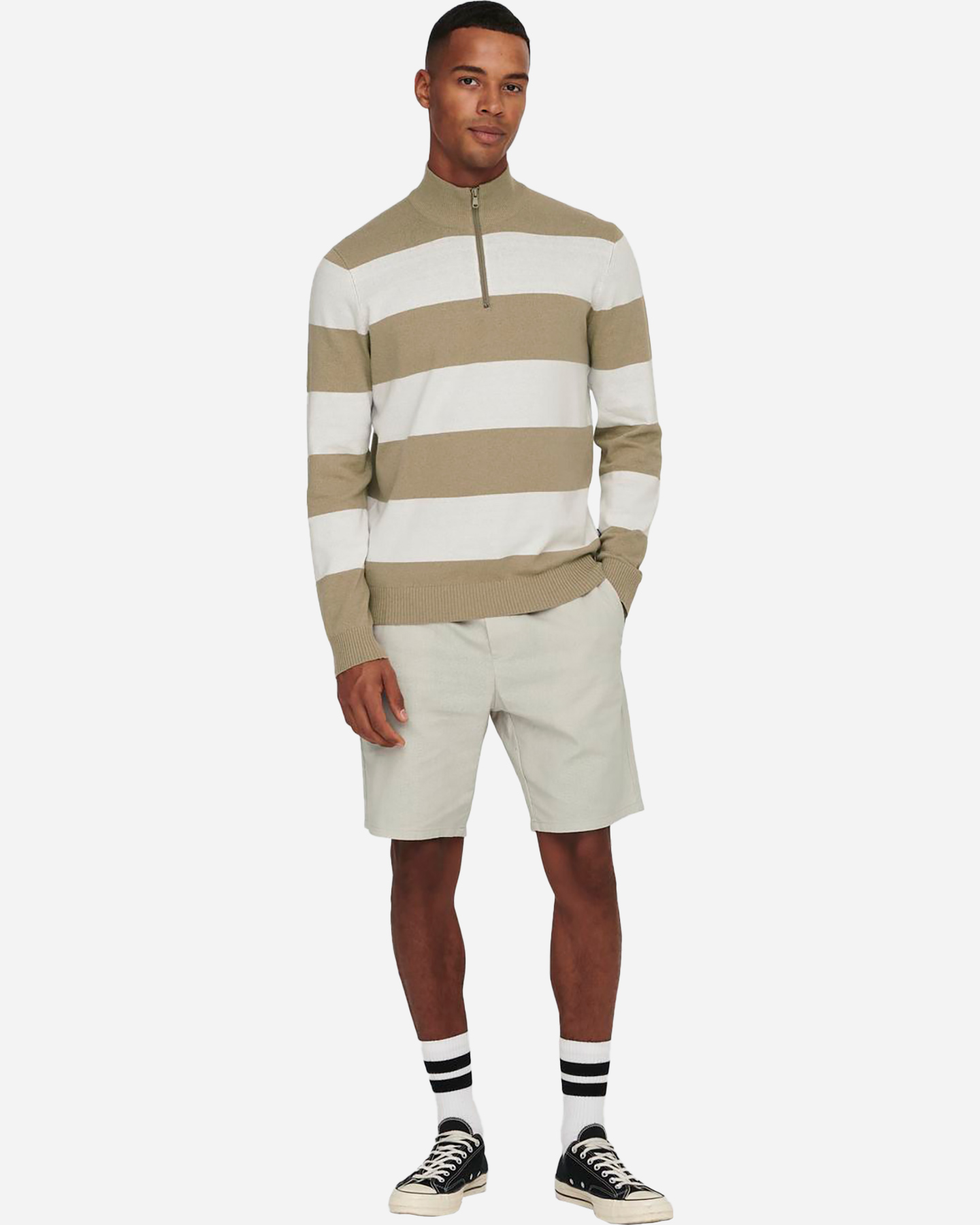 Bermuda ONLY & SONS LINUS CHINO MISTO LINO M - Beige - 3 | Cisalfa Sport